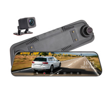 New Main Product Car Dashcam 9.66 Inch IPS Screen Touch Electronic Rearview Mirror Car Black Box With Night Vision